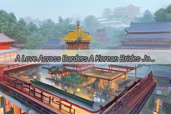 A Love Across Borders A Korean Brides Journey to Embrace Chinese Han Culture